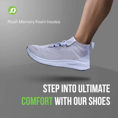 Image of DOCTOR EXTRA SOFT Men's Sports Shoes with Memory Foam Cushioned Insole|Running Walking Gym Training Jogging Athletics|Comfortable & Stylish|Casual & Lightweight|Slipon Sneaker Gent's & Boy's D-2007