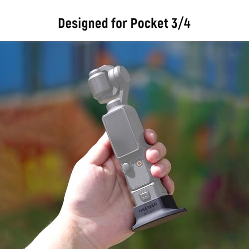 Image of NEEWER Silicone Stand Base for Pocket 4 & 3, o64mm Nonslip Soft Stable Anti Scratch Desktop Camera Mount Support Base Accessory Compatible with DJI Osmo Pocket 4 & 3 Gimbal Camera, AC020