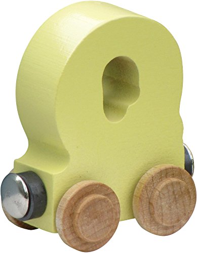 Maple Landmark NameTrain Pastel Letter Car X - Made in USA (Lavender)