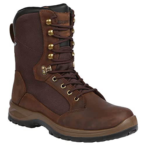 Northside Men's Hightower Waterproof Hunting Boots - Premium Leather Upper, Anti-Fatigue Insole, and Multi-Directional Outsole for Lasting Comfort and Exceptional Traction