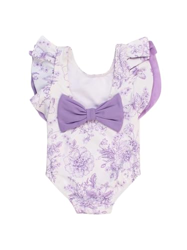 Image of RuffleButts Baby /Toddler Girls Ruffle Strap One Piece Swimsuit w /UPF 50+ Sun Protection