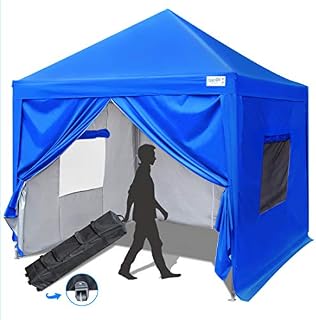 Quictent Privacy 8x8 EZ Pop Up Canopy Tent Instant Shelter with Sides