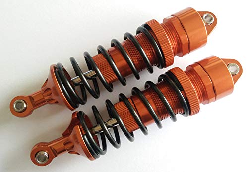 Amortisseurs Traxxas E-Revo 2.0 alu orange 1/10 Summit 5460