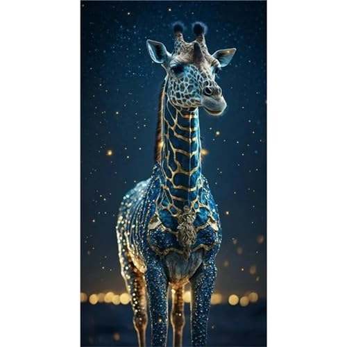 Diamond painting kit pour adulte débutant girafe fantastique broderie diamant carré 60x120