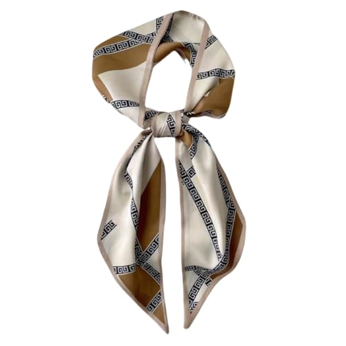 Image of Head Hair Scarf for Women,Silky Long Headscarf Purse Bag Scarfs for Handbag Fashion Satin Neck Scarves Accessories