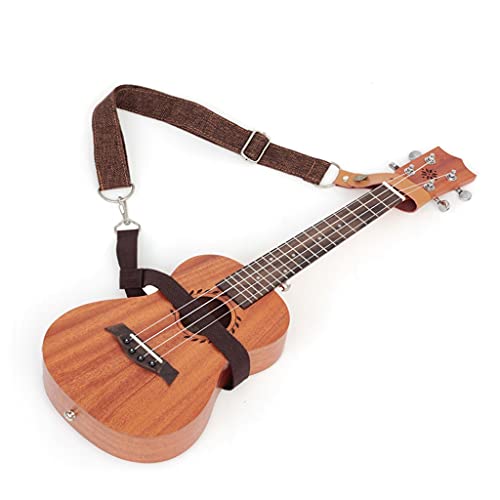 XWWDP Bandoulière sans Crampons pour ukulélé Sélectionné Café/Beige Bicolore Coton Respirant Longueur De La Sangle… - Les Beatles, Paul McCartney, John Lennon, RIngo Starr, George Harrison XWWDP Bandoulière sans Crampons pour ukulélé Sélectionné Café/Beige Bicolore Coton Respirant Longueur De La Sangle… – Image 3