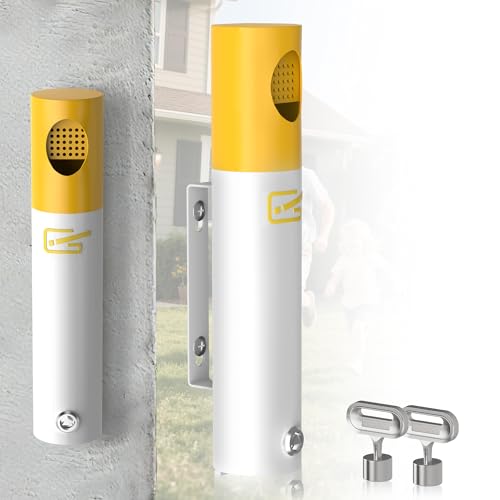 Numeroustar Outdoor Commercial Disposal Wall Mounted Trash can Waste Bins Commercial Receptacle Bin Fireproof Prevention of Waterlogging Corrosion Resistant Suitable for Park Outdoor Offices.