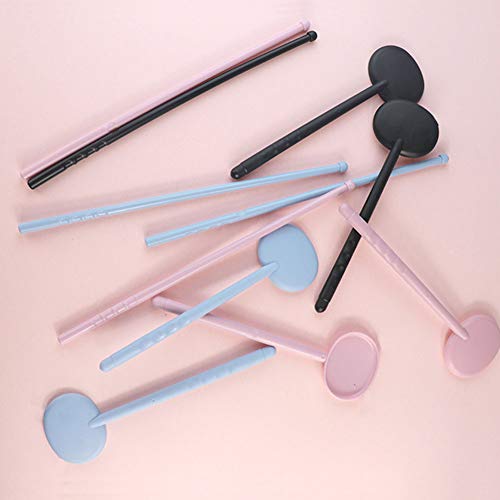 Image of mollensiuer 3 Set Plastic Handheld Eye Occluder Professional Eye Exam Occluder for Vision Test Ophthalmic Examination