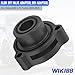 WIKIBB Blow Off Valve Adapter BOV Adapter Compatible with Chevy GMC 2.7L Turbo 2019-2025, Fit for Silverado/Sierra/Colorado/Canyon/Cadillac CT4- CNC Billet Aluminum Black