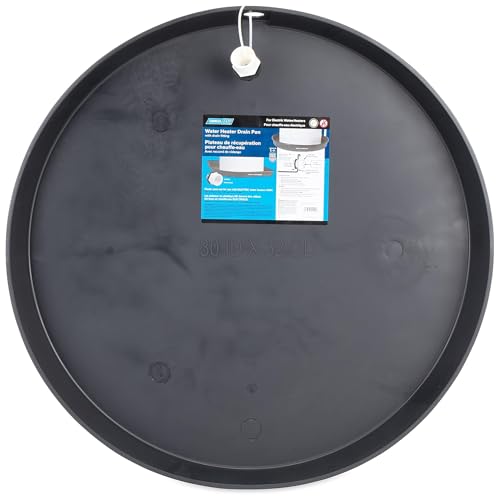 Camco Water Heater Drain Pan | 2 ½-inch Pan Depth with a 32-inch (OD) and 30-inch (ID) | (11420)