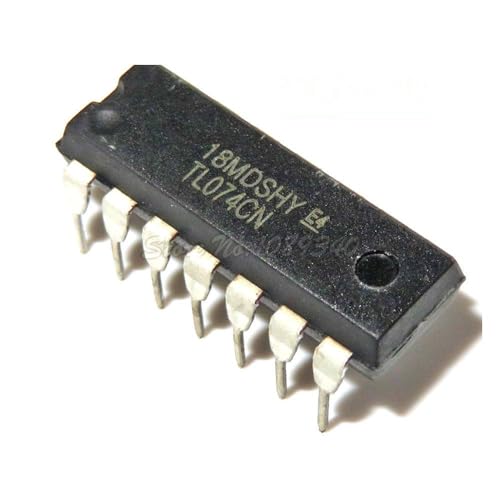 Generic 10pcs TL074CN TL074 DIP-14 Operational s - Op Amps JFET Input Low Noise