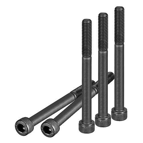DTGN M8x100mm Socket Head Cap Screws Bolts, 10Pcs 12.9 Grade Alloy Steel, Metric Machine Hex Socket Screw, Hex Drive