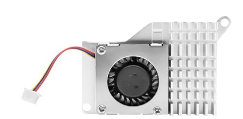 1 Piece Raspberry Pi 5 Enfriador Activo, Radiador Refrigerante, Disipador Térmico de Aluminio con Ventilador Controlado Por Temperatura, para Una Refrigeración Eficiente Y Un Funcionamiento Estable