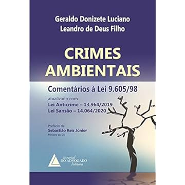 Capa do livro Crimes Ambientais Comentários À Lei 9.605/98