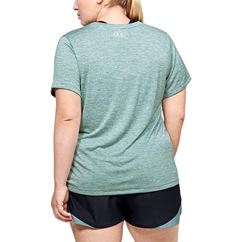 Image of Under Armour Plus Size Tech Solid Short Sleeve V-Neck
