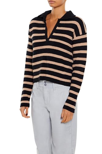 Forever 21 Women's Striped Rib-Knit Sweater4
