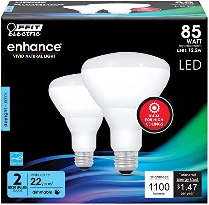 Feit Electric 3914967 Enhance 12.2W BR30 LED Bulb 1100 Lumens - Daylight Pack of 44