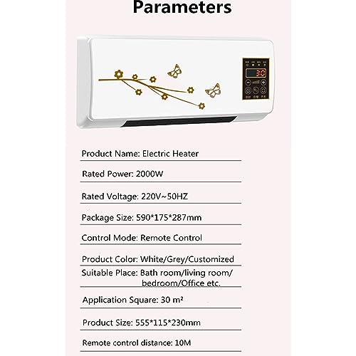 Condicionador de Ar Portátil, Função de Temporização de Aquecimento Elétrico para Escritório