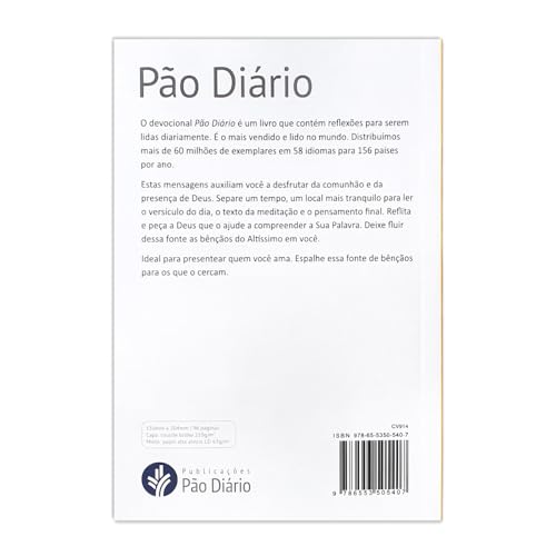 Devocional Pão Diário - Capa Cruz: 90 reflexões para seu momento devocional