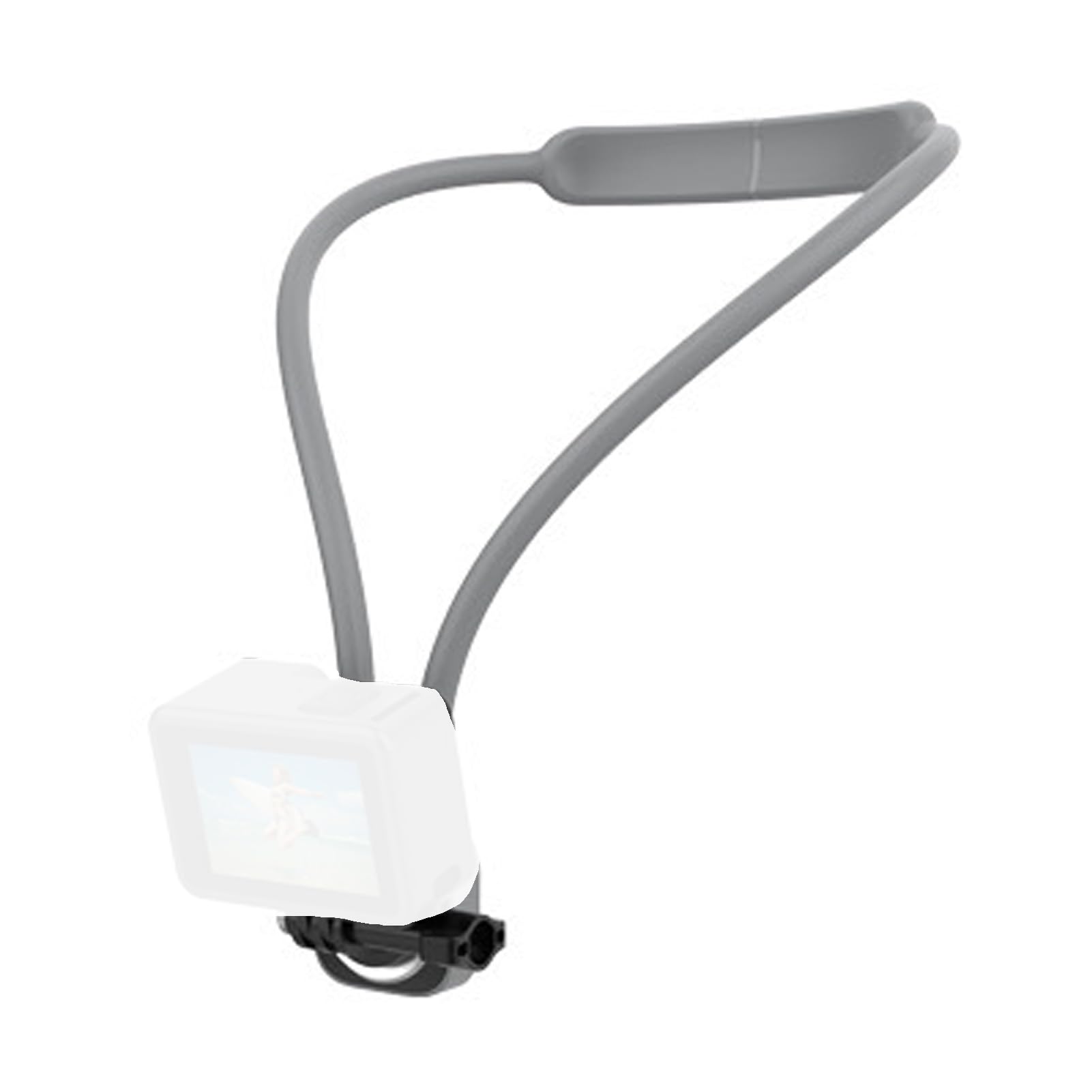 Asixxsix Supporto Magnetico per Collo Telefono, 16 Magneti N52 con Pulsante | Supporto da collo a mani libere per smartphone, action camera, collo di cigno regolabile a 180°, comodo cinturino in silicone