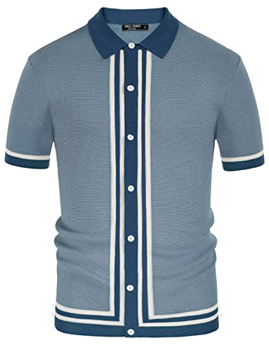Polo vintage en tricot anti-plis pour rester élégant sans repassage