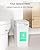 Cesun Bathroom Trash Can with Lid, 4 Gallon Motion Sensor Garbage Can Automatic Touchless Trash Cans, Slim Plastic Smart Waste Basket for Bedroom, Office, Living Room, White
