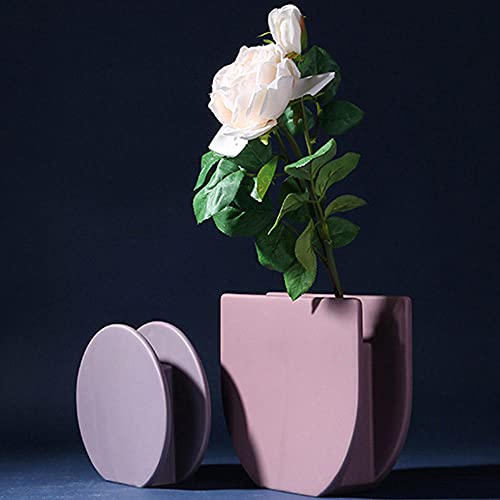 Vaas voor bloemen, huishoudelijke vazen, creatieve uitdrukking kunst decoratie, woonkamer kantoor Desktop plant container bloem - Afbeelding 6