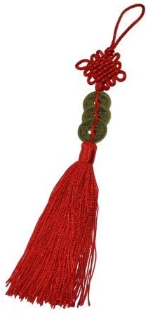 The Fortune Tassel Red Chinese Knot 3 Coin Emporer Tassel By . Bring The 3 Heavenly Blessings To Your Home With The 3 Coin Chinese Knot Tassel.