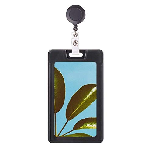 Porte-badge rétractable Blue Sky enrouleur badge feuille et plante