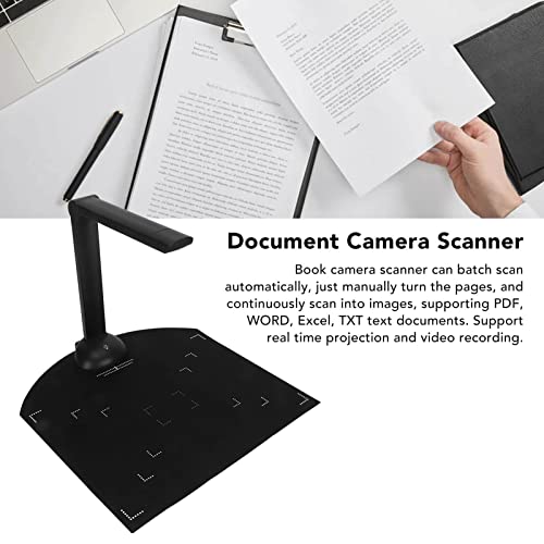 5Mp Document Camera Webcam, Portable Usb Document Camera,Batch Scan Automatically,Ocr Technology,Foldable Document Camera Scanner For Office Library School Teaching #TOP2