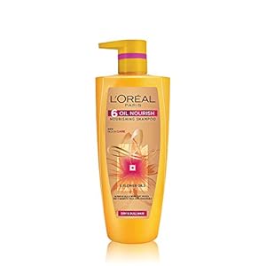 L’Oréal Paris Shampoo, Moisturising & Hydrating, For Dull, Dry & Lifeless Hair, 6 Oil Nourish, 1ltr