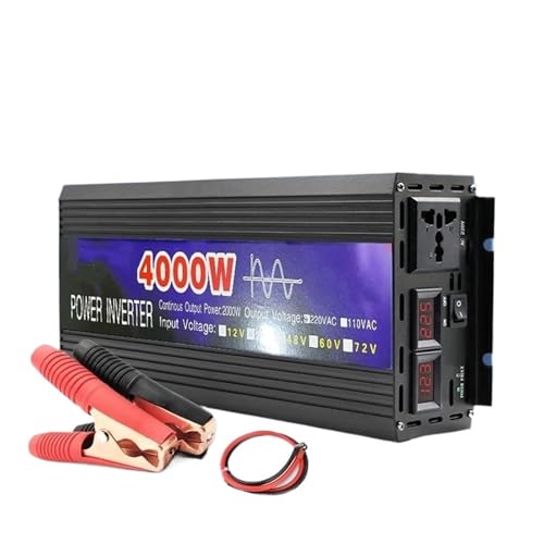 Inverter A Onda Sinusoidale Pura Da 2000 W 3000 W 4000 W Per Auto Con Display A LED Convertitore Tensione Da CC 12 V 24 V A CA 220 V Invertitore12V4000W
