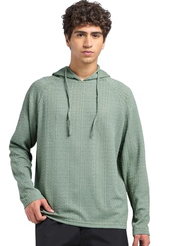 Sweat à capuche en dentelle Bewakoof pour homme fini les hauts rigides adoptez le raglan