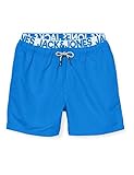 JACK & JONES Herren JJIARUBA JJSWIMSHORTS AKM DB WB SOLID Badehose, French Blue, M