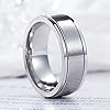 King Will 8mm Stainless Steel Spinner Ring For Men Women Stress Anxiety Relief Ring Fidget Ring For Unisex Adults Brushed Surface Comfort Fit 11 #2