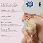 Blossom Essentials Honey Salve - Organic Manuka Honey Hydration Repair - Eczema Relief for Dry, Itchy, Sensitive Skin - Soothing Moisturizer & Balm for Kids, Adults - Made in USA - 4oz - Image 5
