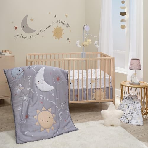 Image of Bedtime Originals Little Star Celestial 3-Piece Nursery Baby Crib Bedding Set
