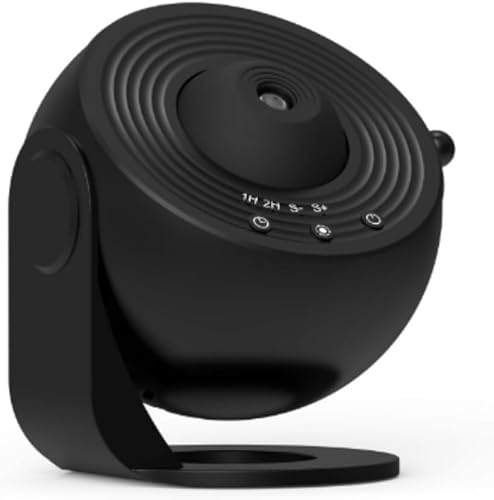 ギャラクシープロジェクター 12イン1 プラネタリウム スタープロジェクター リアルな星空 ナイトライト 太陽系星座 月 子供 大人 寝室 天井 ホームシアター リビングルーム 装飾 (ブラック)