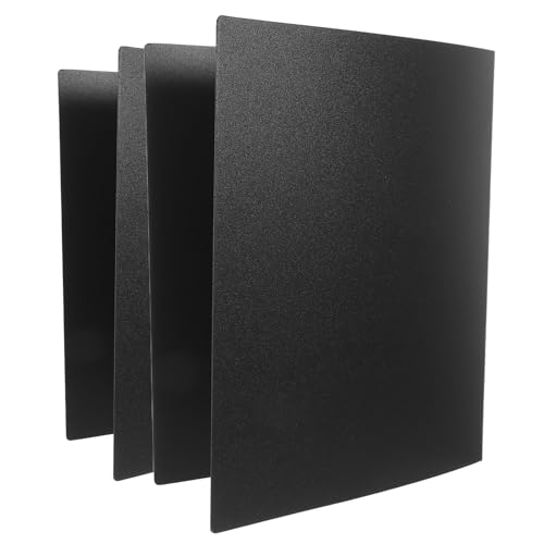 Classeur 3 trous A4 portable en plastique noir pour réunion