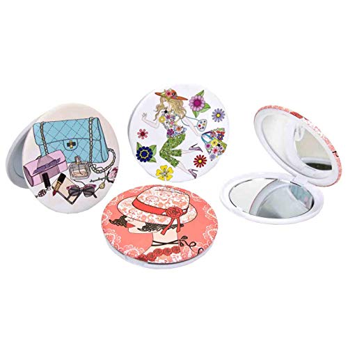 Lote de 15 Elegantes Espejos Personalizables'Moda'. Belleza.Recuerdos y Complementos. Regalos Originales.Detalles de Bodas, Comuniones, Bautizos, Cumpleaños. CC.