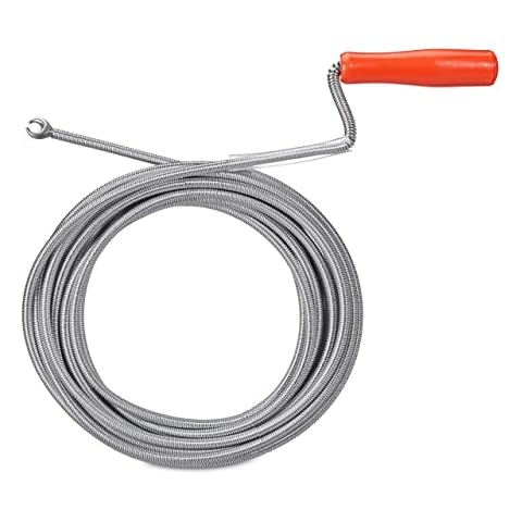 Relaxdays Espiral de limpieza de tuberías con garra Cover