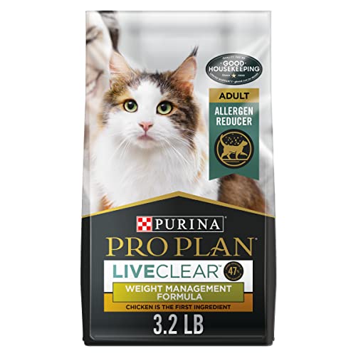 Image of Purina Pro Plan LiveClear Allergen Reducer Cat Food Weight Control, 3.2 lb