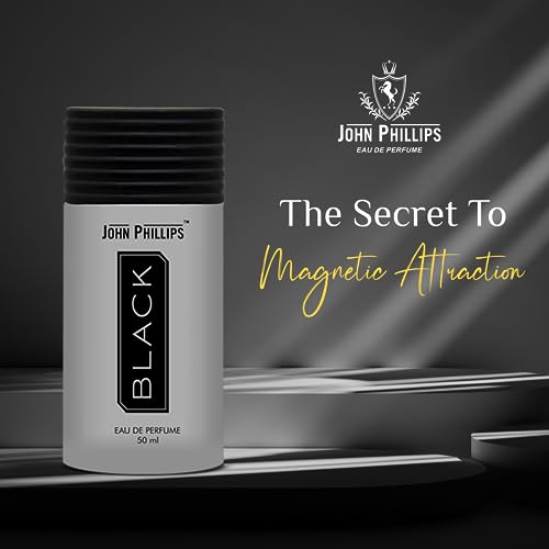 Image of John Phillips Dark Code & Black 60 ml + 60 ml Eau De French Perfume For Men
