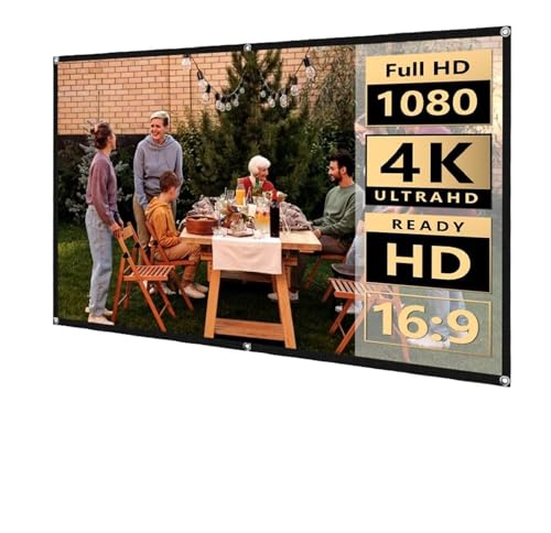 Écran de projecteur portable 150 pouces pour vos soirées cinéma en plein air