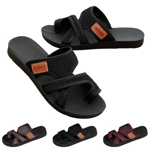 ZJQ Mesh Flip Flops for Women, Orthopedic Sandals for Women
