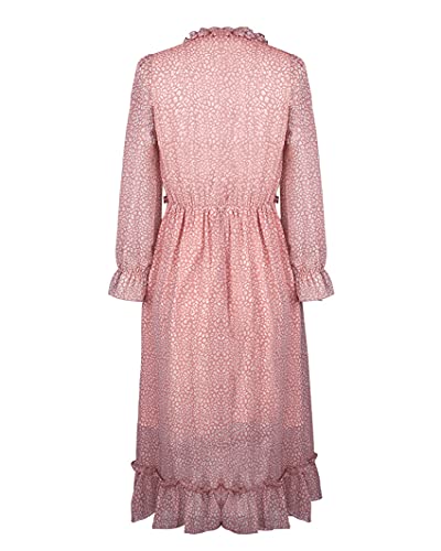 XYJD Abito Pullover a Maniche Lunghe con Stampa a