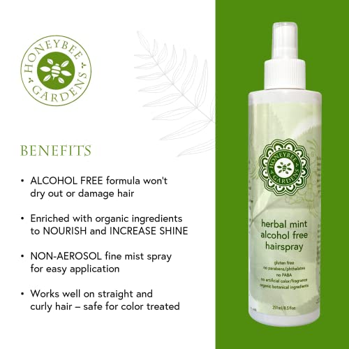 Honeybee Gardens HSPRAYHERB Herbal Mint Alcohol Free Hair Spray thumb #2