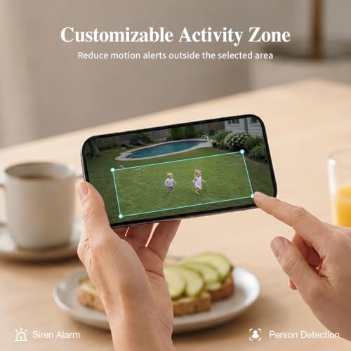 Image of Sense-U Smart Baby Camera, Motion & Sound Detection, Rechargeable Battery