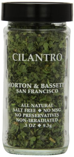 Morton & Bassett Cilantro, 0.3-Ounce Jars (Pack of 3)