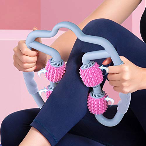 Healifty Rolo muscular, pernas com ponto de gatilho, rolo muscular portátil para pernas, braço, exer